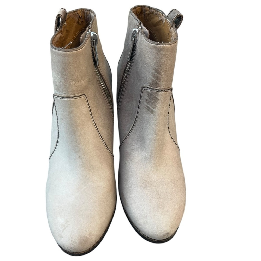 Coach Haven Tan Leather Studded Ankle Booties- Size 6B - Picture 3 of 14